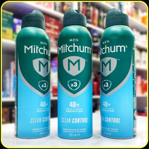 اسپری بدن میچوم آقایان mitchum clean control body spray 200ml