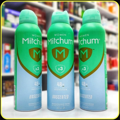 اسپری بدن میچوم بانوان mitchum unscented body spray 200ml