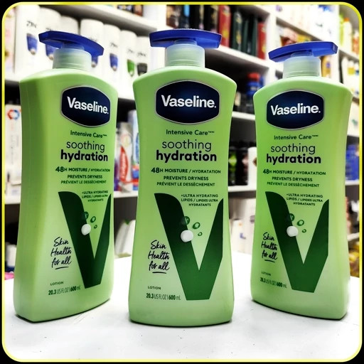 لوسیون بدن وازلین ساوتینگ هیدریشن 600 میلیلیتر | Vaseline Intensive Care Soothing Hydration Body Lotion
