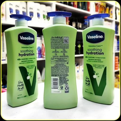 لوسیون بدن وازلین ساوتینگ هیدریشن 600 میلیلیتر | Vaseline Intensive Care Soothing Hydration Body Lotion