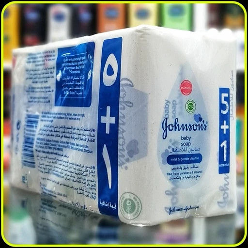 صابون بچه جانسون 5+1 | Johnson’s Baby Soap Extra Value