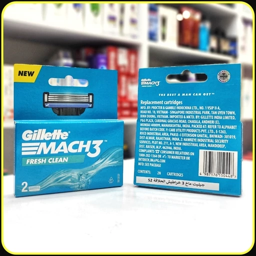 تیغ اصلاح ژیلت مچ تری Gillette Mach3 fresh clean