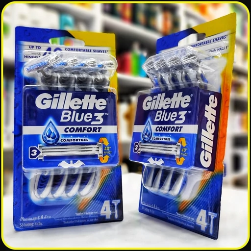 خودتراش ژیلت بلو 3 کامفورت 4 عددی | Gillette Blue3 Comfort