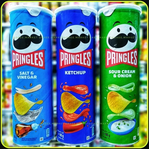 چیپس پرینگلز 165 گرم | Pringles Potato Crisps Original, Hot & Spicy, Cheese و طعمهای متنوع