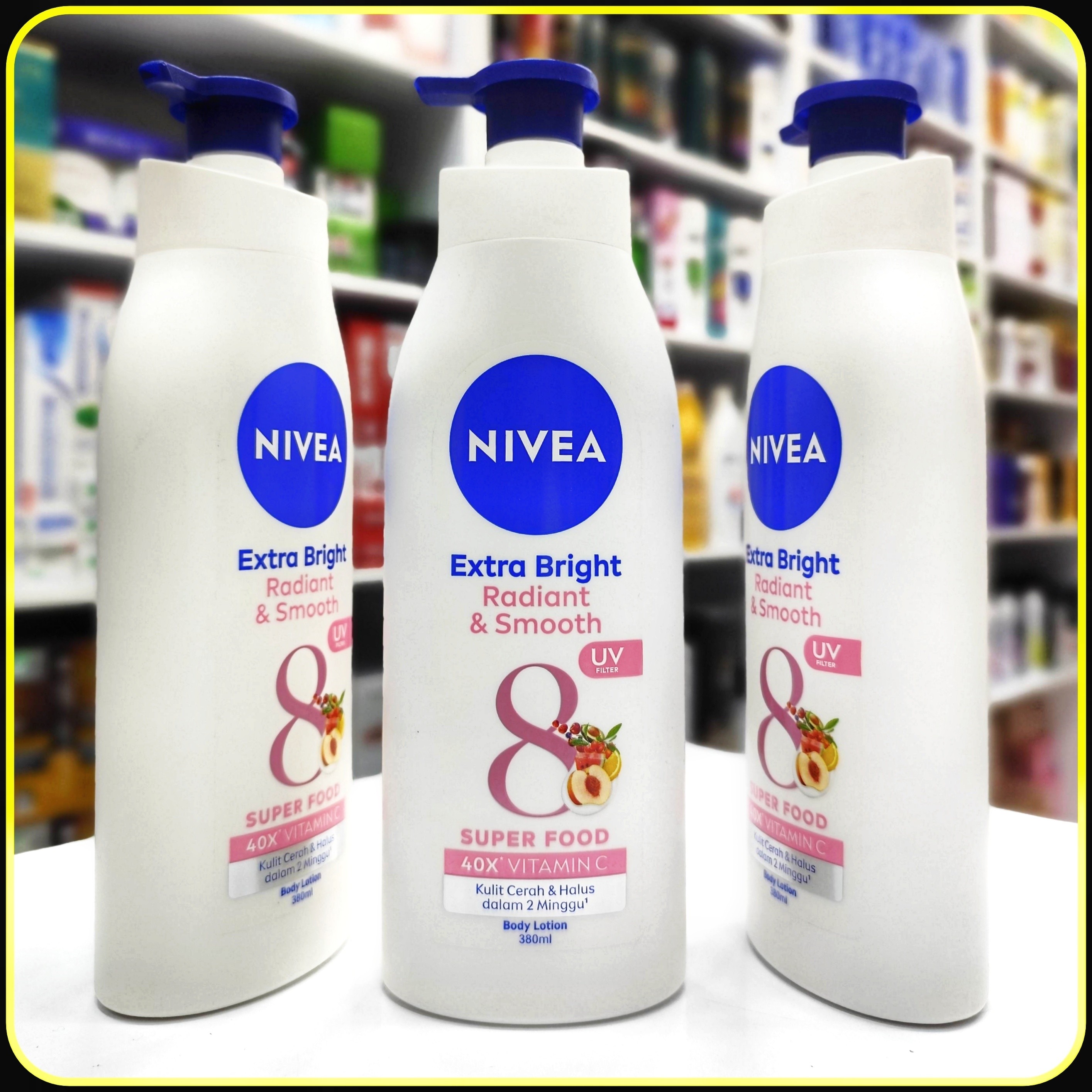 لوسیون بدن ضد آفتاب روشن کننده و صاف کننده پوست نیوا Nivea