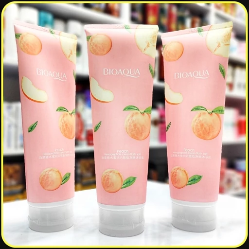 نمک حمام بیوآکوا با عصاره هلو و هگزاپپتید 250gr