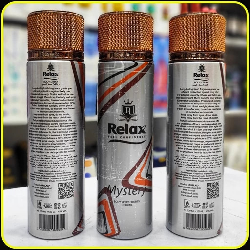 اسپری بدن ریلکس میستری Relax Mystery Body Spray حجم 200 میلیلیتر