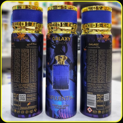 اسپری عطر مردانه Galaxy Influential حجم 200 میلیلیتر | Galaxy Influential Perfume Spray for Men