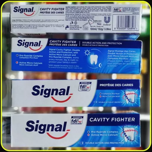 خمیر دندان سیگنال ضد پوسیدگی مدل Cavity Fighter حجم 75 میلیلیتر | Signal Cavity Fighter Toothpaste