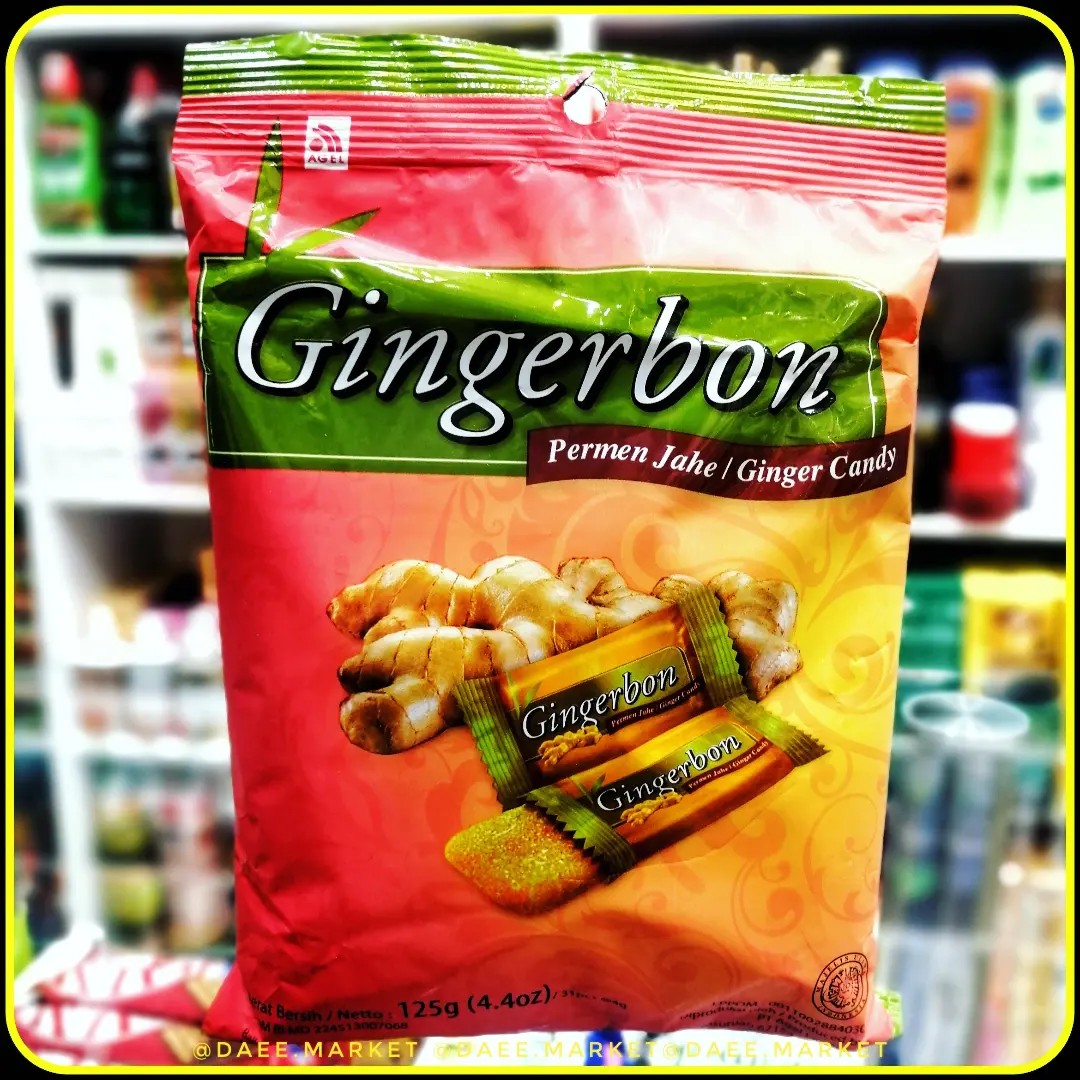 پاستیل زنجبیلی جینجربون 124 گرمی ginger pastil gingerbon