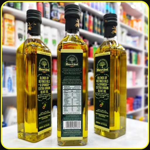 روغن زیتون برتینی اکسترا ورژن 500میل Bertini Spanish oil