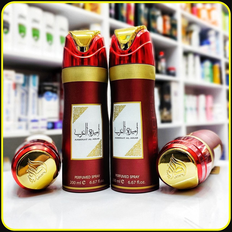 اسپری بدن عطری لطافه lattafa ameerat al arab perfume spray