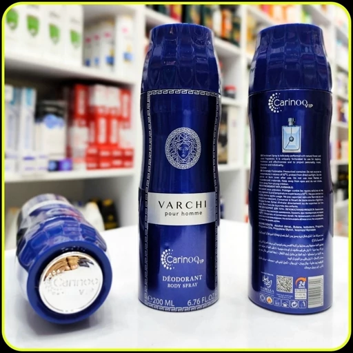 اسپری بدن کارینو وی آی پی ورساچی carino vip Varchi Pour Homme 200ml