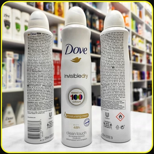 اسپری بدن داو Dove InvisibleDry Clean Touch 250ml