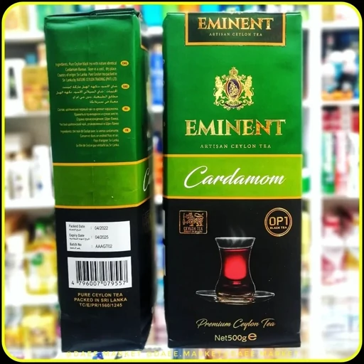 چای سیاه هلدار امیننت 500 گرم | Eminent Cardamom Premium Ceylon Tea