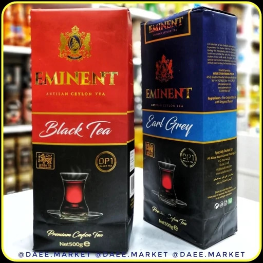 چای سیاه امیننت 500 گرم | Eminent Artisan Ceylon Tea Black Tea و Earl Grey