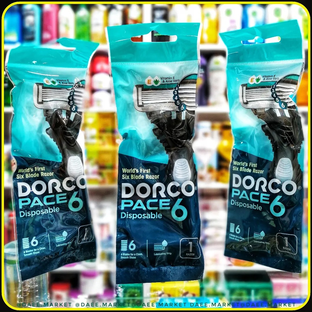 تیغ اصلاح دورکو 6 لبه تک عددی dorco razor
