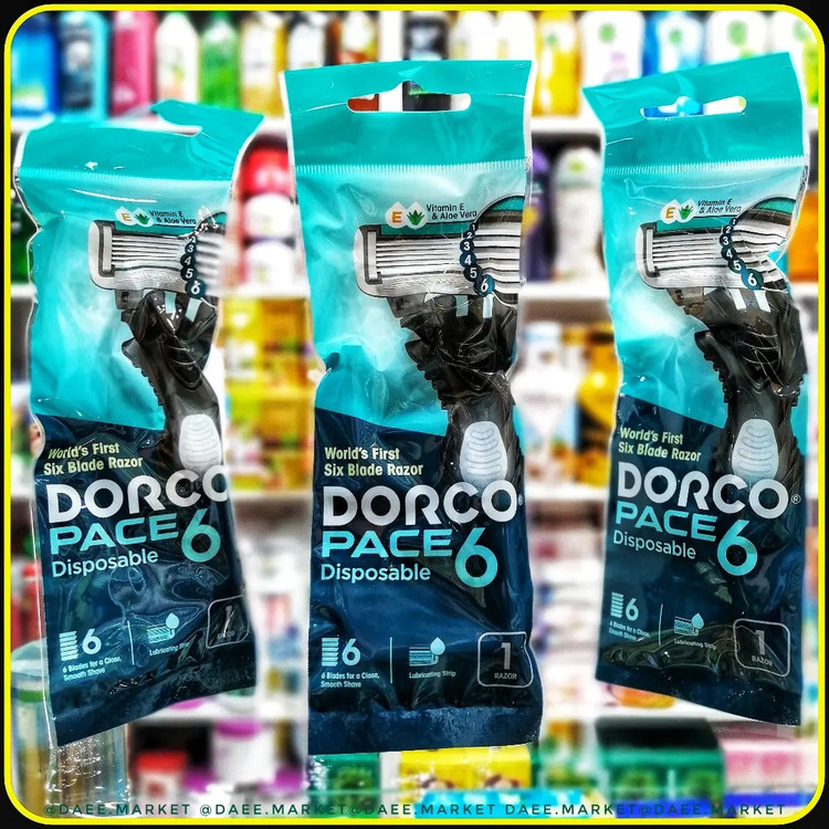 تیغ اصلاح دورکو 6 لبه تک عددی dorco razor