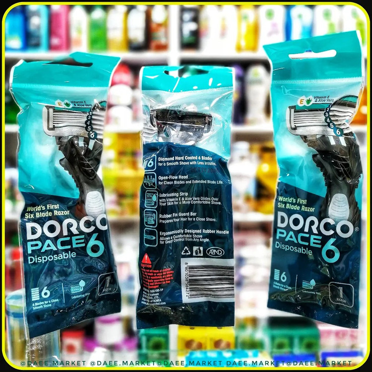 تیغ اصلاح دورکو 6 لبه تک عددی dorco razor