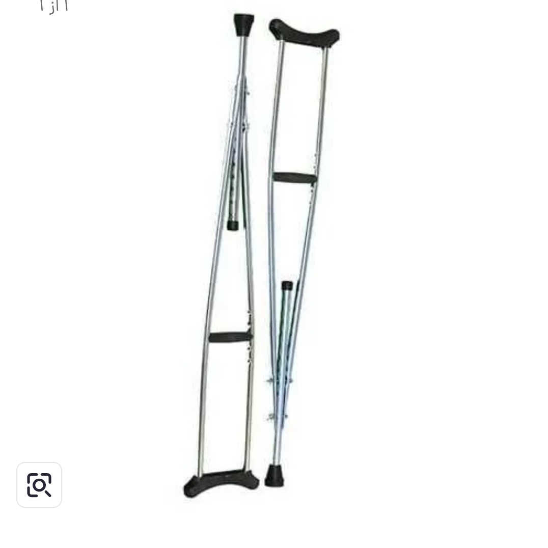 عصا زیر بغل گالوانیزه مجموعه 10 جفتی عمده