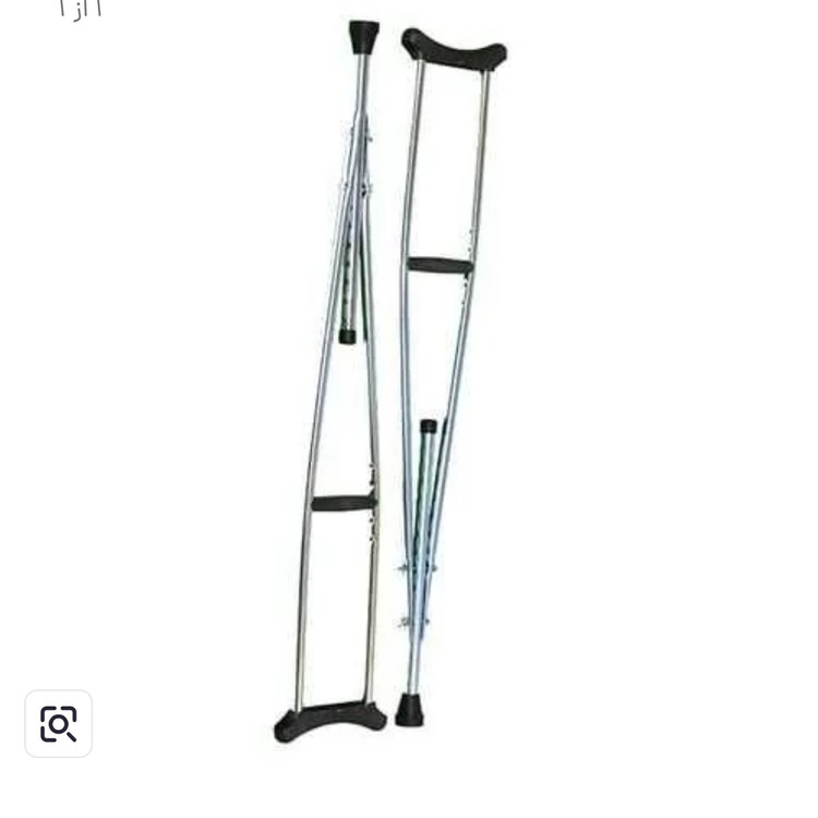 عصا زیر بغل گالوانیزه مجموعه 10 جفتی عمده