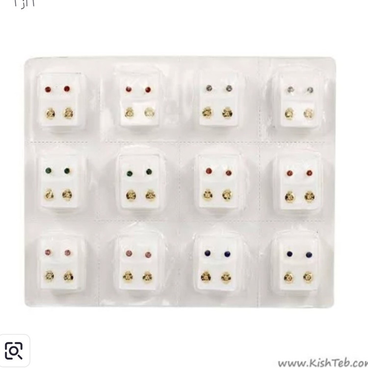 گوشواره طبی ضد حساسیت چینی مجموعه 240عددی عمده