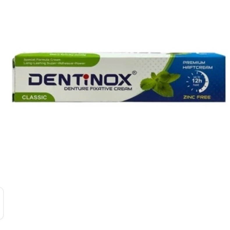 چسب دندان مصنوعی دنتینوکس مدل zink free وزن 40 گرم
