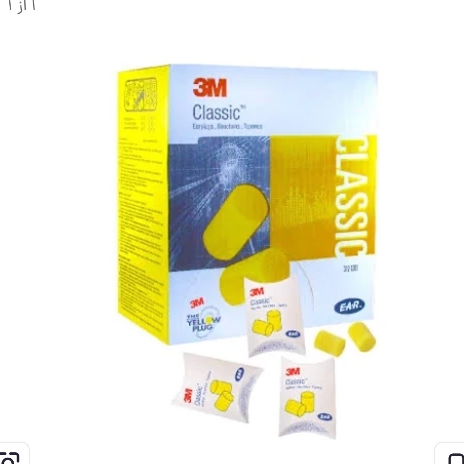 صداگیر اسفنجی گوش 3M مجموعه 100عددی عمده
