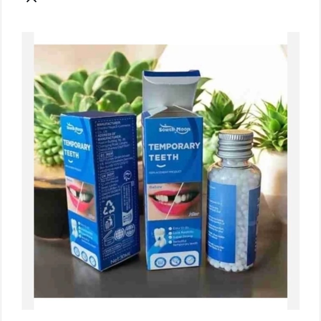 روکش موقت دندان یک قوطی