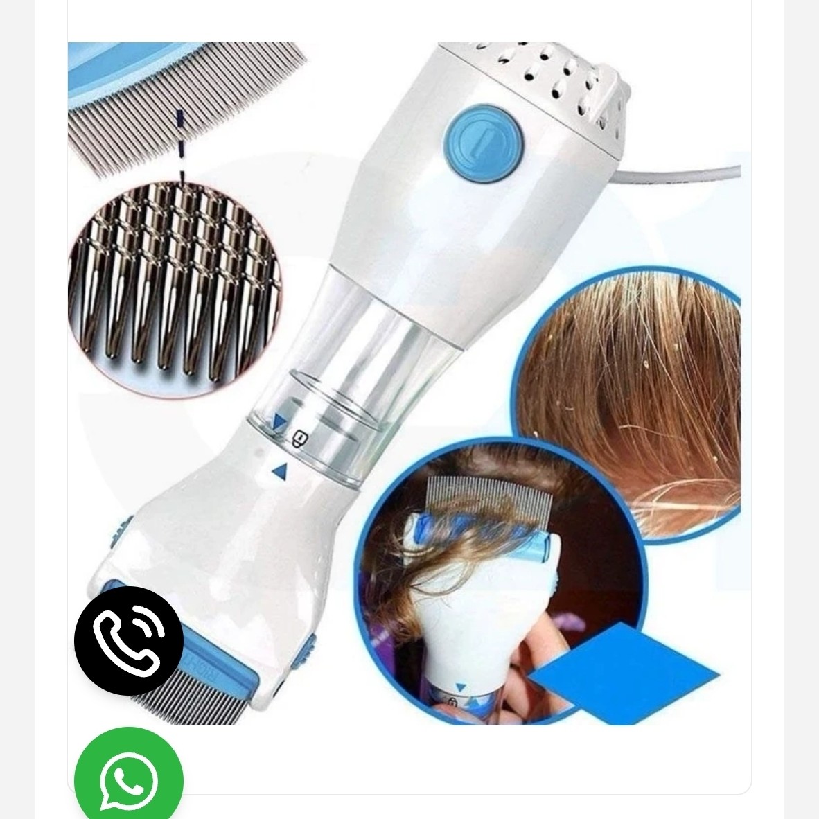 شانه الکتریکی شپش گیر از برندv-comb.