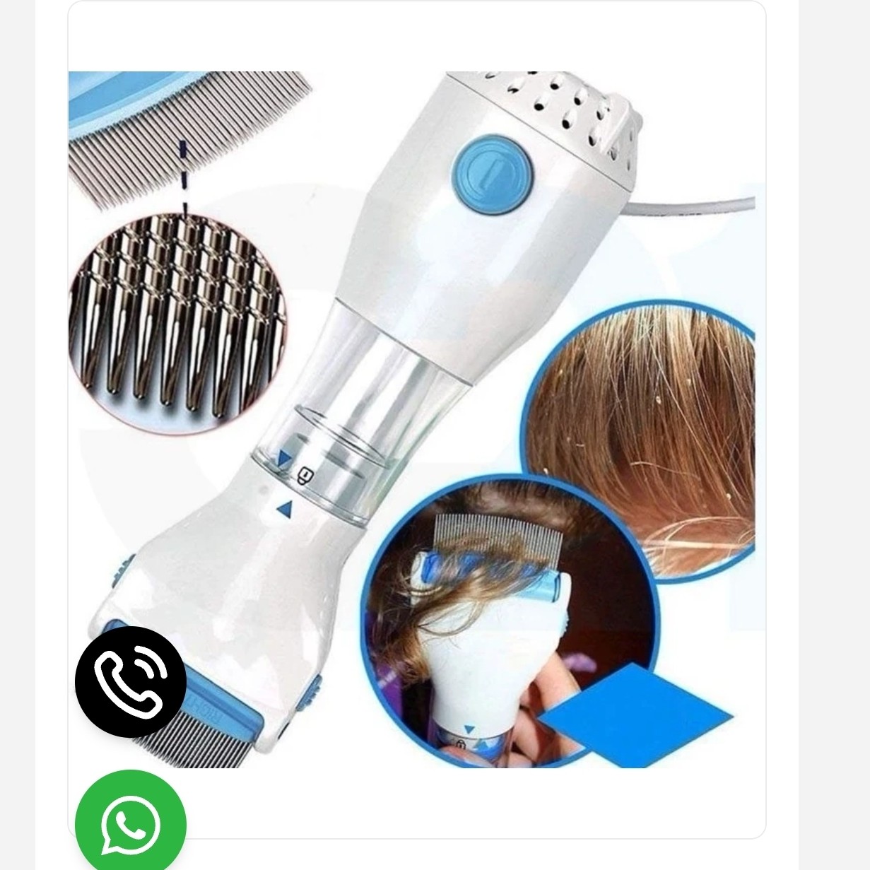 شانه الکتریکی شپش گیر از برند V-comb