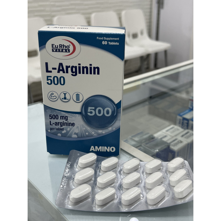 قرص ال آرژنین 500 میلی گرم یوروویتال 60 عدد