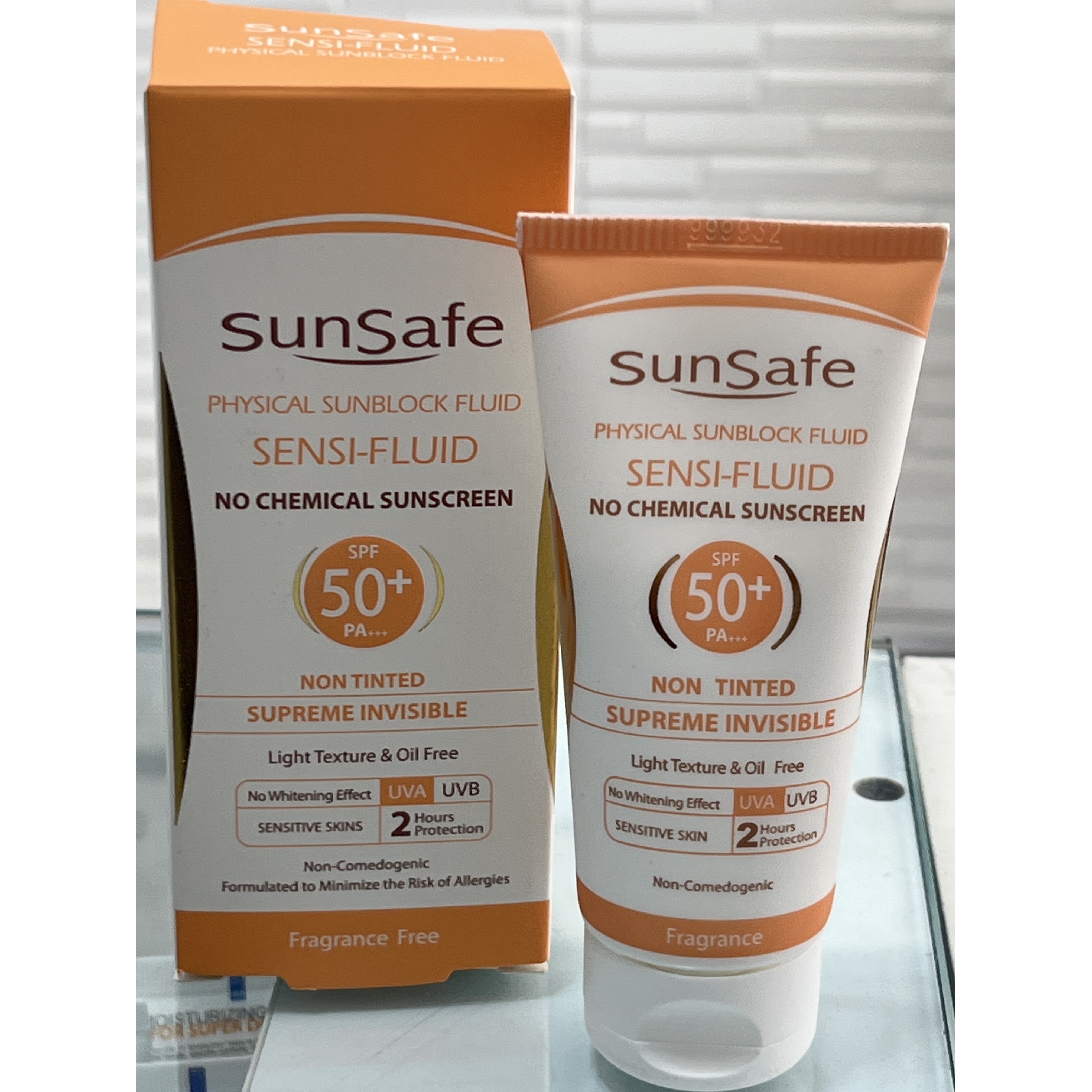 فلوئید ضد آفتاب SPF50 فیزیکال سان سیف 50 میل