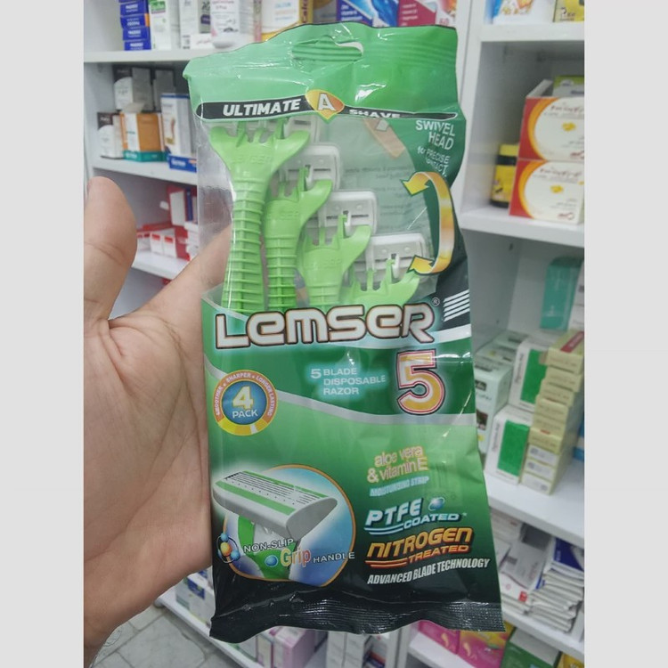 خودتراش لمسر 5 لبه 4 تایی