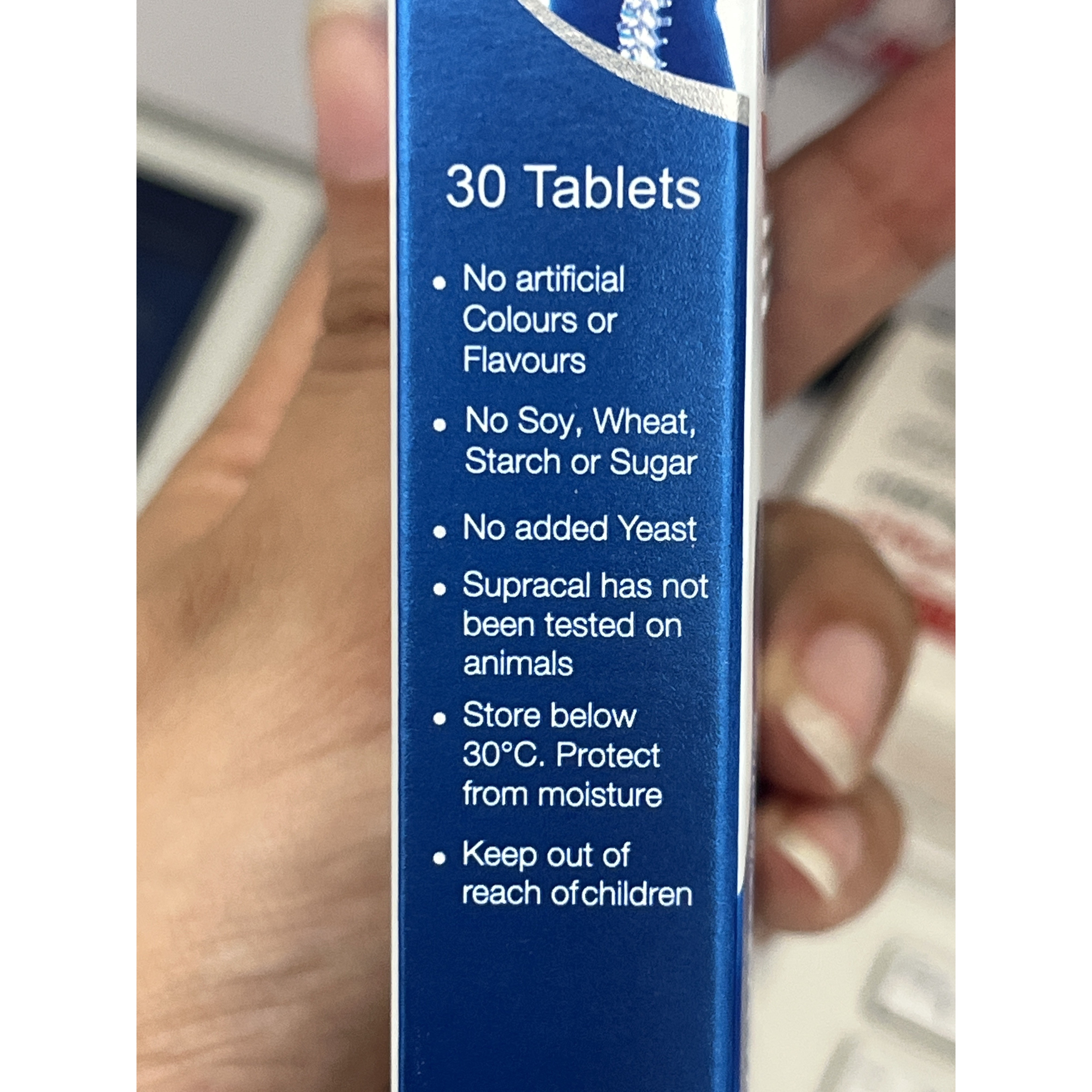 قرص سوپراکل نیچرز اونلی سلامت استخوان ها 30 عددی