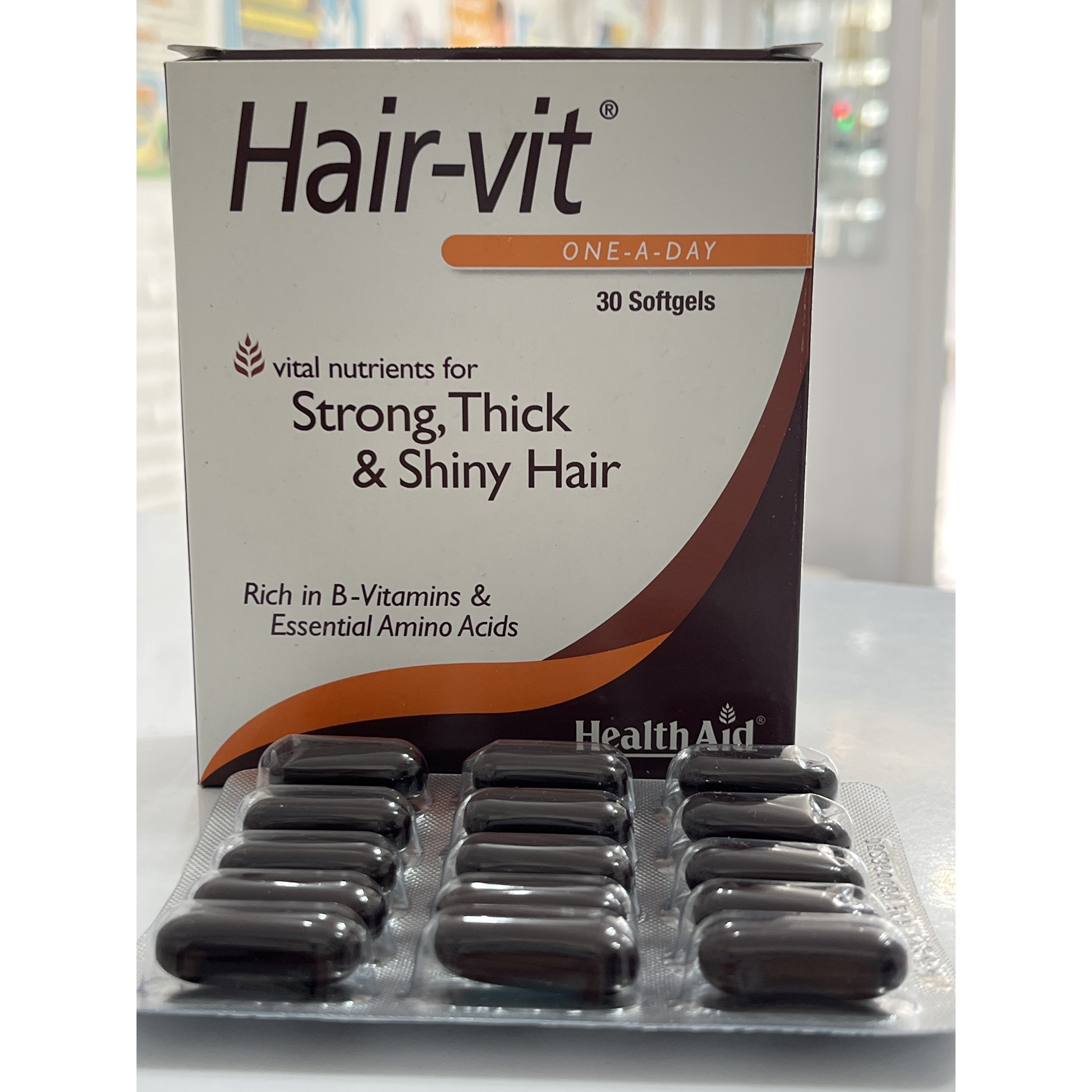 کپسول ژلاتینی هیرویت جعبه 30 عددی