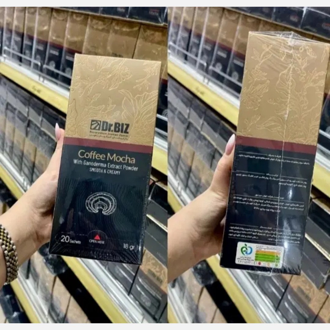 قهوه موکا گانودرما دکتر بیز 20 عددی اصل و اورجینال.