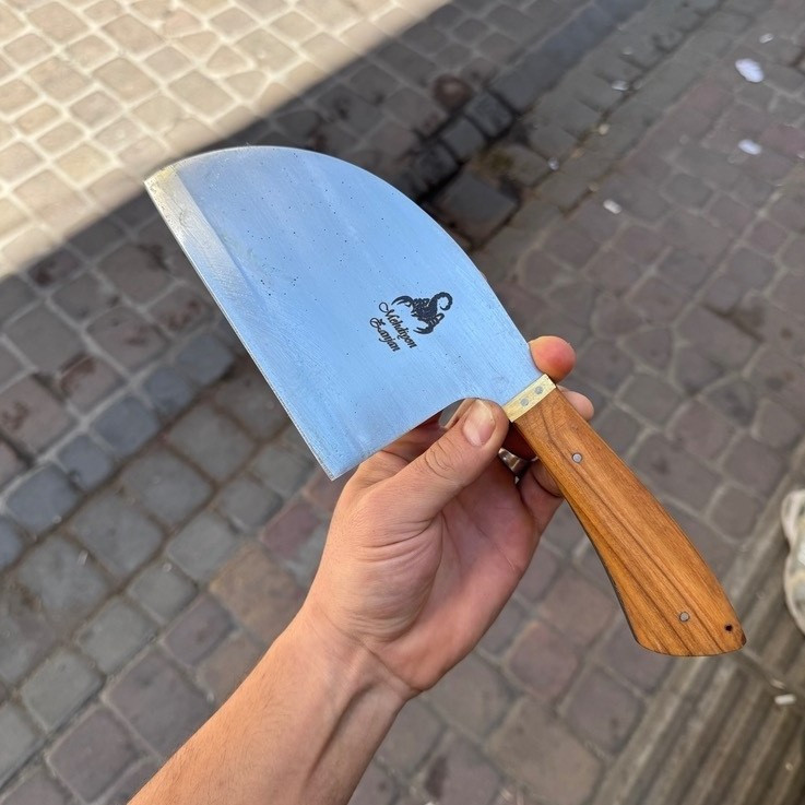 ساطور کمپینگ ساطور صربستانی فولادی مهدیون با غلاف