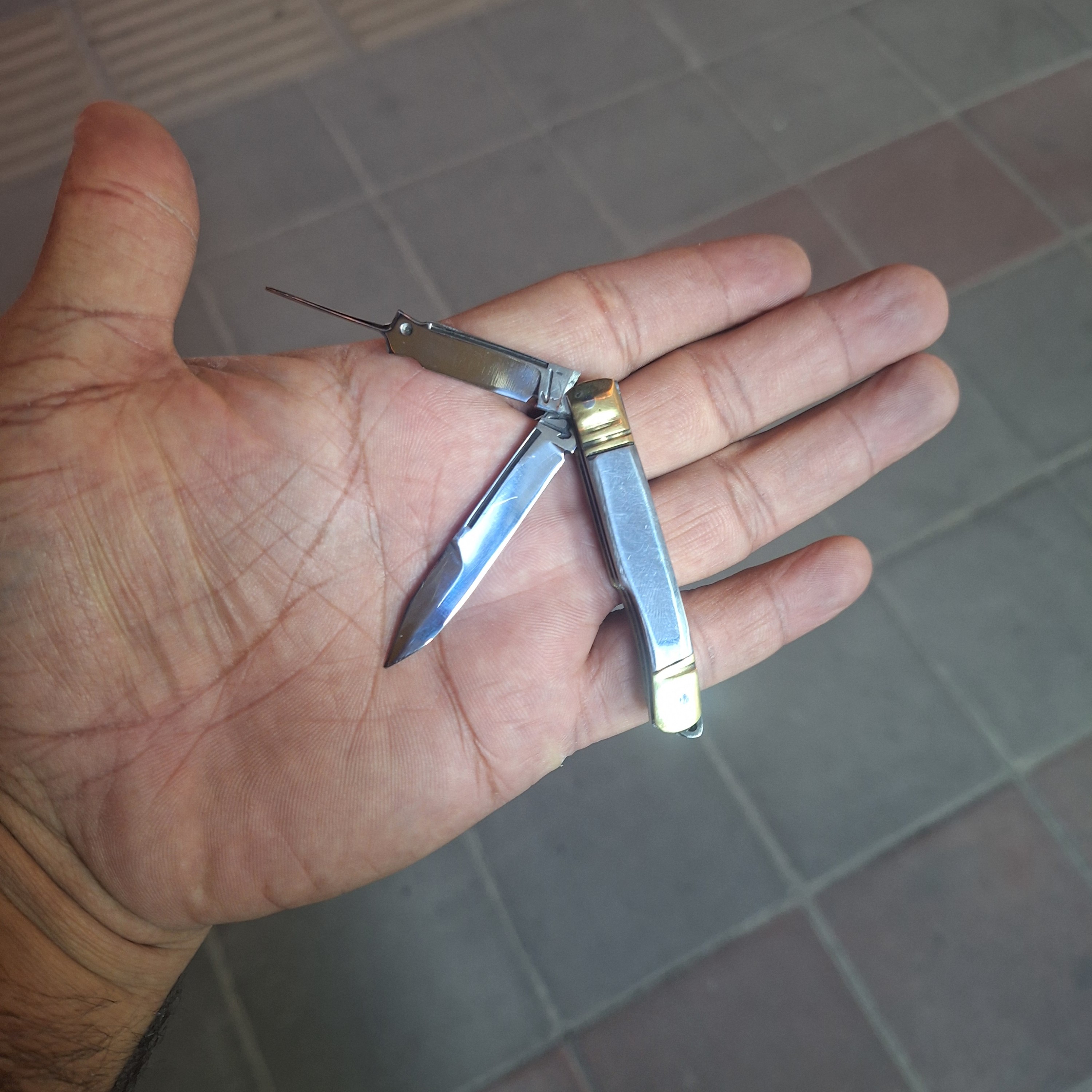 چاقوی زنجان چاقو جیبی کوچک دو کاره زنجان