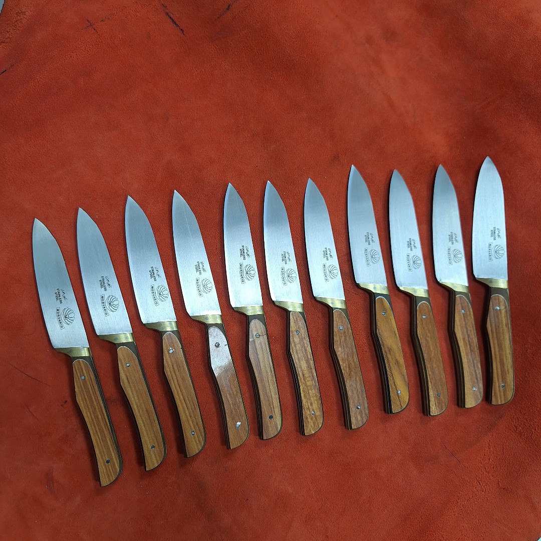 چاقو آشپزخانه سایز یک دم دستی عمده فروشی تعداد 10 عددی