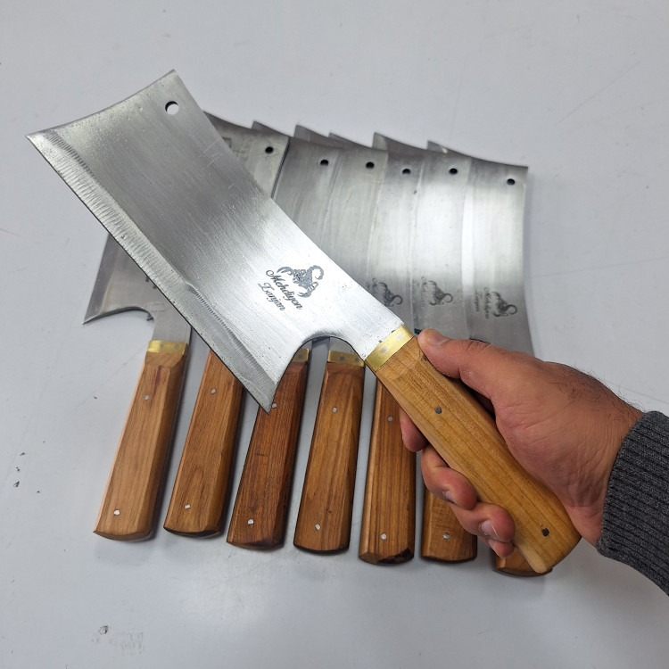 ساطور فولادی استخوان شکن تعداد بسته 20 عددی قیمت عمده
