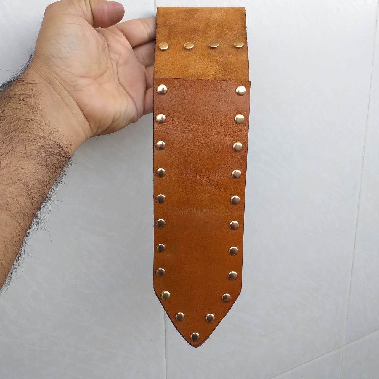 غلاف چرم چاقو چرم اصل تبریز چرم گاوی