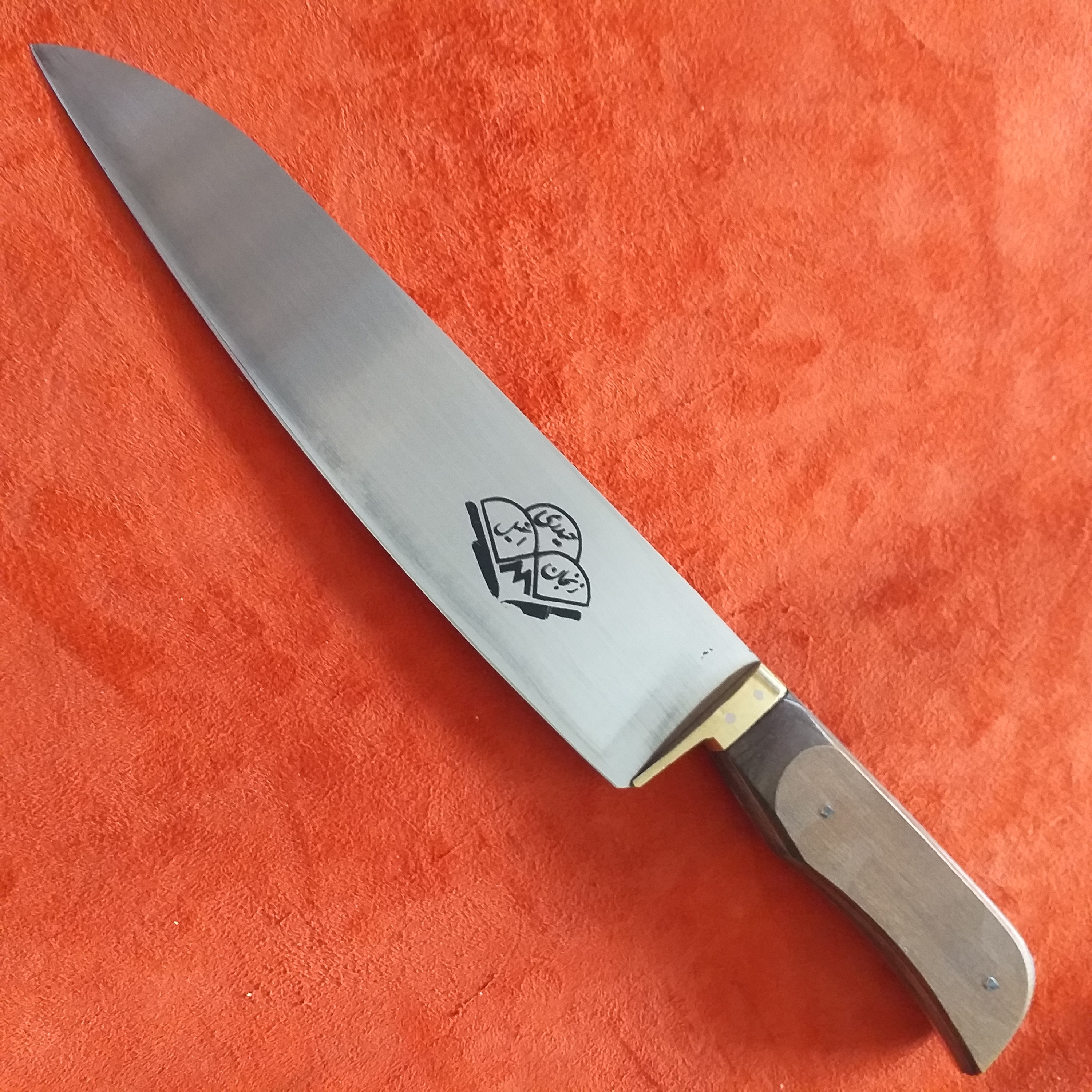 چاقو حیدری زنجان چاقوزنجان چاقو آشپزخانه حیدری استیل ضدزنگ زنجان سایز پنج31سانت مخصوص تخته کاری و آشپزخانه و کترینگ