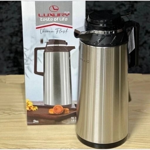 فلاسک استیل داخل شیشه 1/9 لیتری