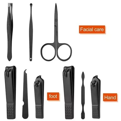 ست مانیکور و پدیکور مدل CARBON-DESIGN مجموعه 7 عددی