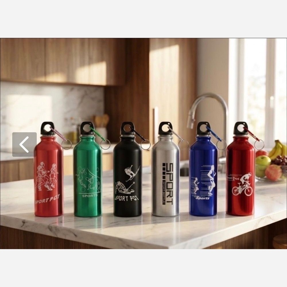 بطری آلومینیومی آب 750ml