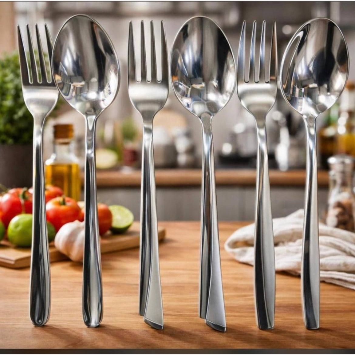 قاشق چنگال یونیک اصلی آهنربا نگیر حک شده جنس درجه یک کیفیت بسیار بالا