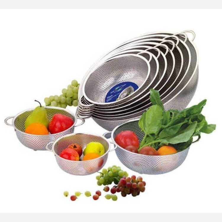 آبکش ده پارچه پانچ استیل درجه یک برژوا