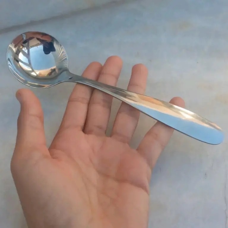 قاشق خورشت استیل تکی برند یونیک آهنربا نگیر