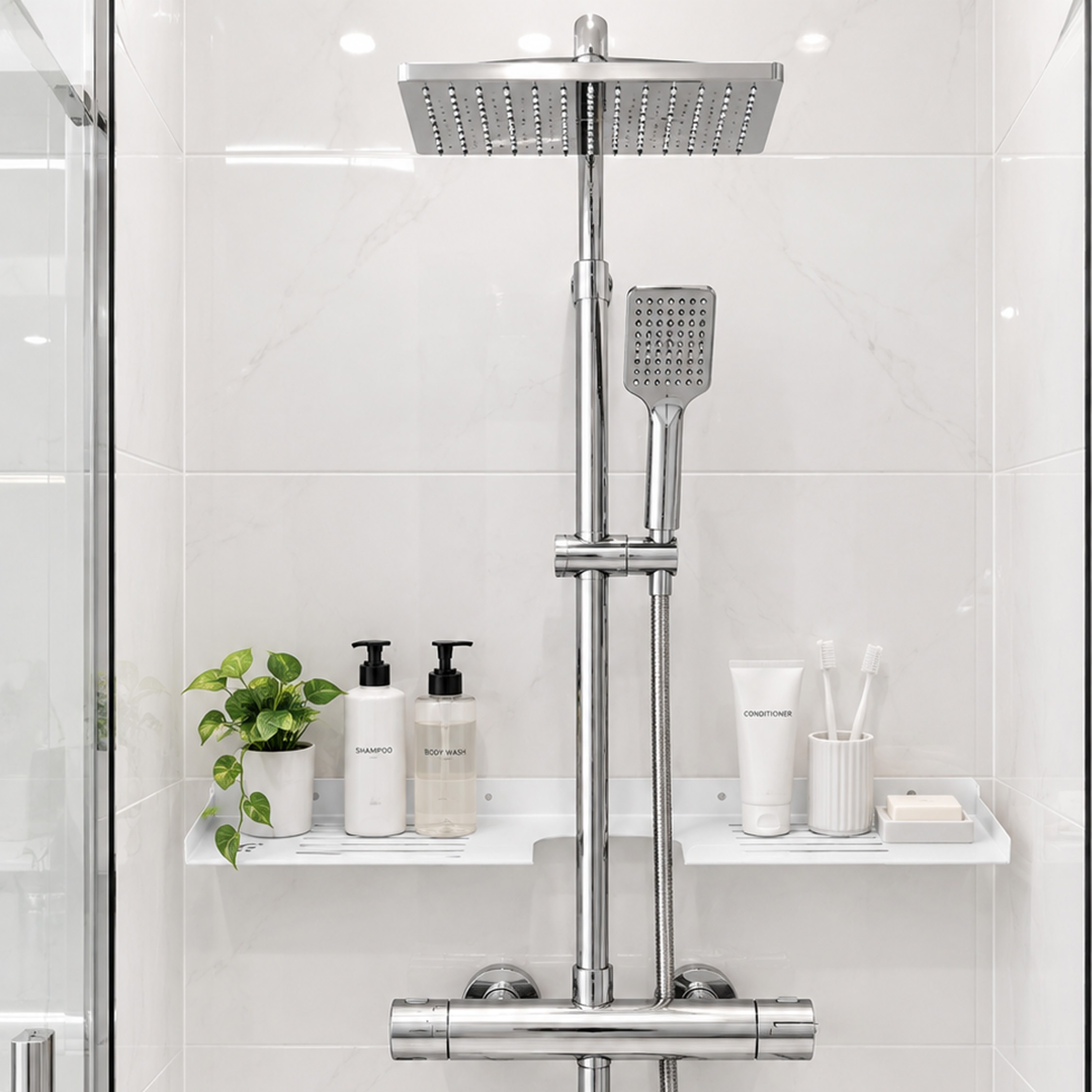 شلف دیواری سینک آشپزخانه و ظرفشویی مدل فروردین کد SH50
